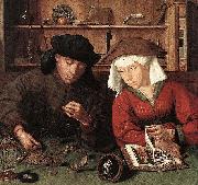 Quentin Matsys The Moneylender and his Wife Spain oil painting reproduction